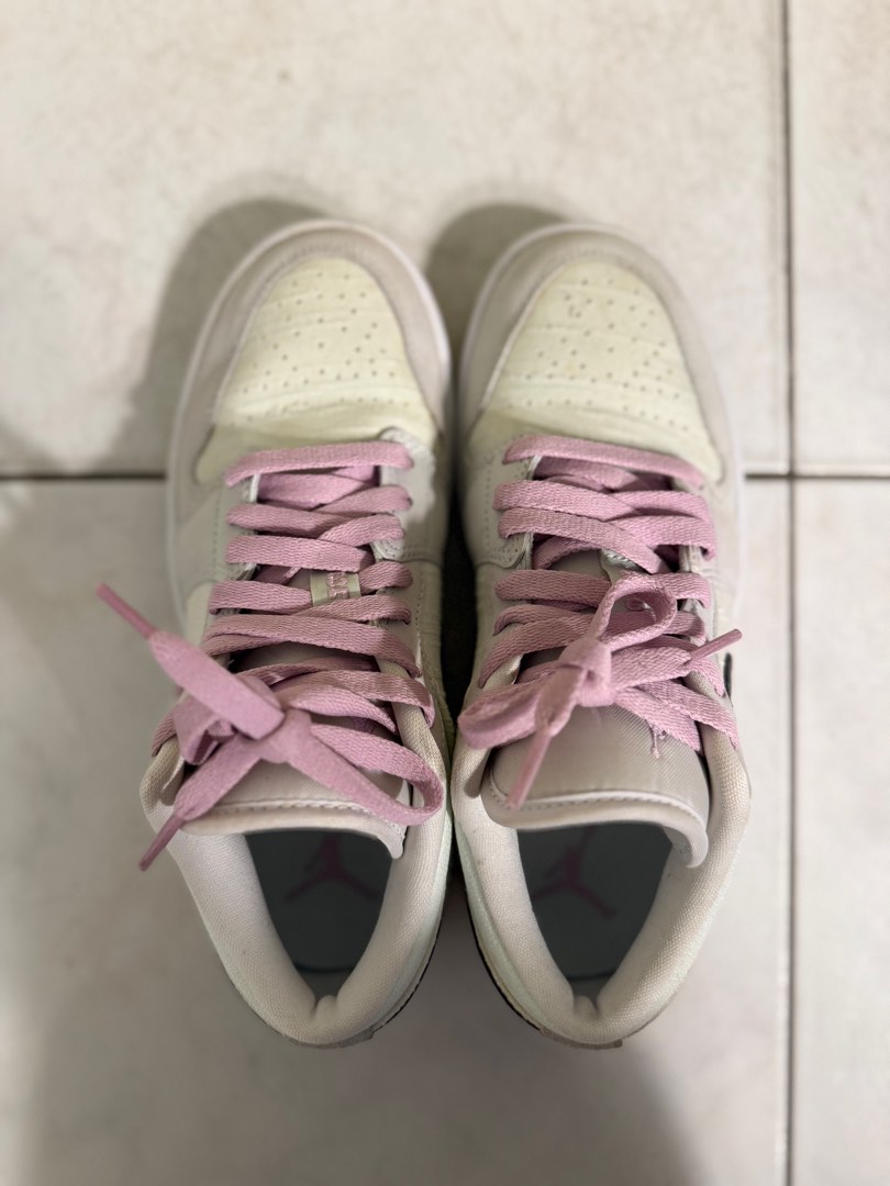 womens air jordan 1 low se barely green