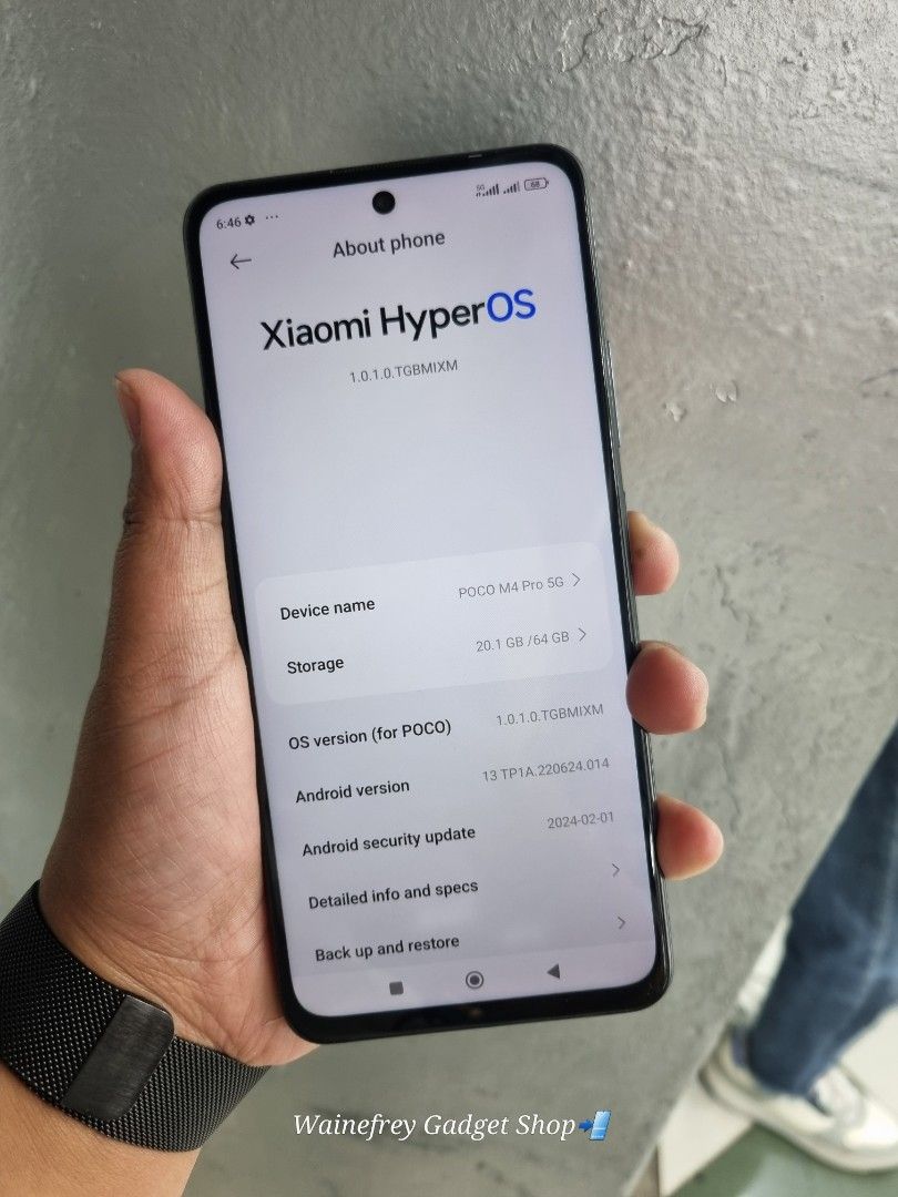 Poco M4 Pro 5G (Category: Announcements) located in San Juan City. Submitted by wainefreygadgetshop (Listing ID 1351177698, Image 3). Description: Poco M4 Pro 5G 6+1gb/64gb Goods for Gaming No repair History No hidden issue Camera sobrang linaw Pede pang back up phone Test to sawa bago bayaran *May white spot sa LCD pede naman e Darkmode di nakaka apekto sa smooth performance. Buy at your own risk 😊 For fast transaction call/text 09279452049,097
