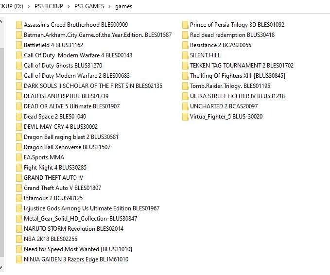 PS3 HDD 3.5inch with GAMES for PS3 Jailbreak HEN (Category: PlayStation) located in Tanauan. Submitted by jekscarou (Listing ID 1351147421, Image 3). Description: PS3 HDD backup games 3.5inch (for desktop) For PS3 jailbreak HEN Backup for pc desktop Copy paste sa USb or external HDD ng PS3 games - 34 iso - 8 Total games 42 games health 93% For inquiry call or text 09062326001 For pick up Brgy. Gonzales Tanauan Batangas Shipping LBC COP/COD GCASH 