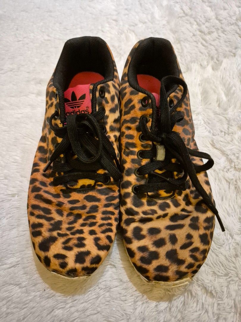 Sepatu Adidas ZX FLUX Adidas Torsion Leopard Shoes