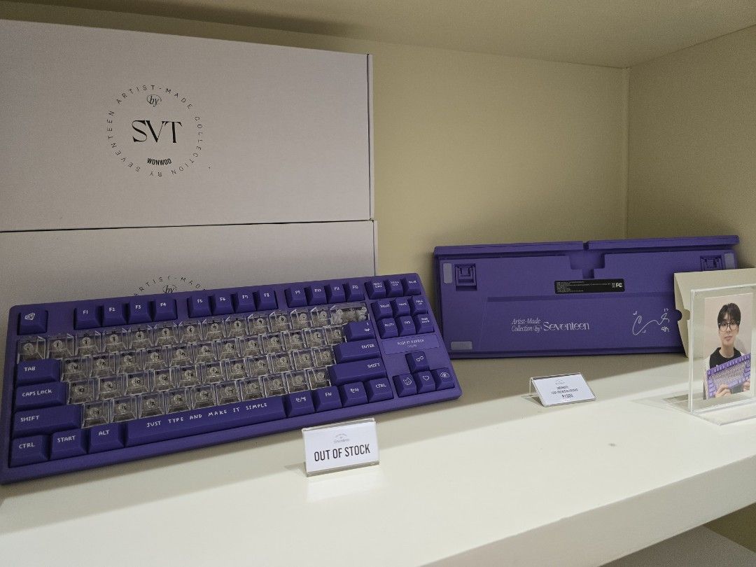 SEVENTEEN WONWOO AMC KEYBOARD (Category: Computer Keyboard) located in Valenzuela. Submitted by thekchain (Listing ID 1351094477, Image 1). Description: ▪️sealed..