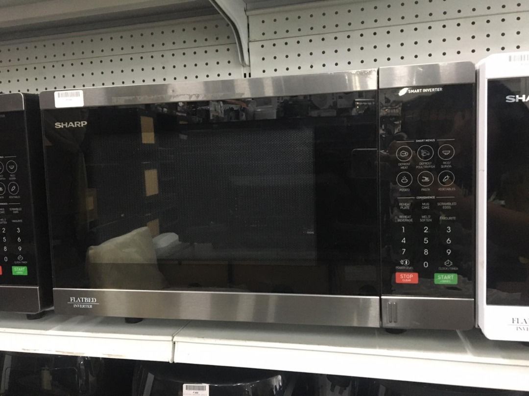 SHARP FLATBED 32L INVERTER MICROWAVE OVEN (Category: Ovens & Toasters) located in Muntinlupa City. Submitted by affordable_surplus.1 (Listing ID 1351116320, Image 1). Description: SHARP FLATBED 32L INVERTER MICROWAVE OVEN PRICE: 5,500 Contact: Reine-09611741423.