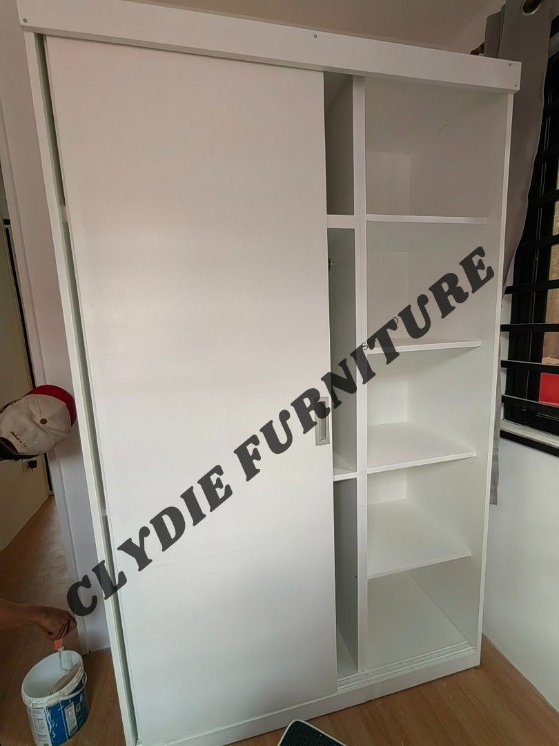 Slidding door cabinet (Category: Shelves, Cabinets & Racks) located in Manila. Submitted by almauchi9213451 (Listing ID 1351080499, Image 2). Description: 👷 MADE TO ORDER WOODEN FURNITURE 👷 🌻Dining tables 🌻Bedside tables 🌻Sala sets 🌻Chest drawers 🌻Hanging cabinet / Shelves 🌻Wardrobes 🌻Loft beds 🌻Storage bed frames 🌻Bunk beds/double-decker beds - We also offer original Uratex Foams ✅ Perfect for small rooms and condominiums ✅ Space savi