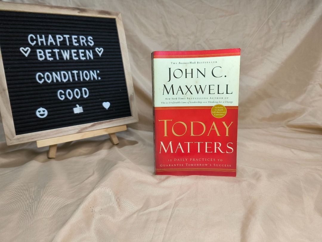 Today Matters | John C. Maxwell (Category: Religion Books) located in Paranaque City. Submitted by chapters_between (Listing ID 1351081938, Image 1). Description: .