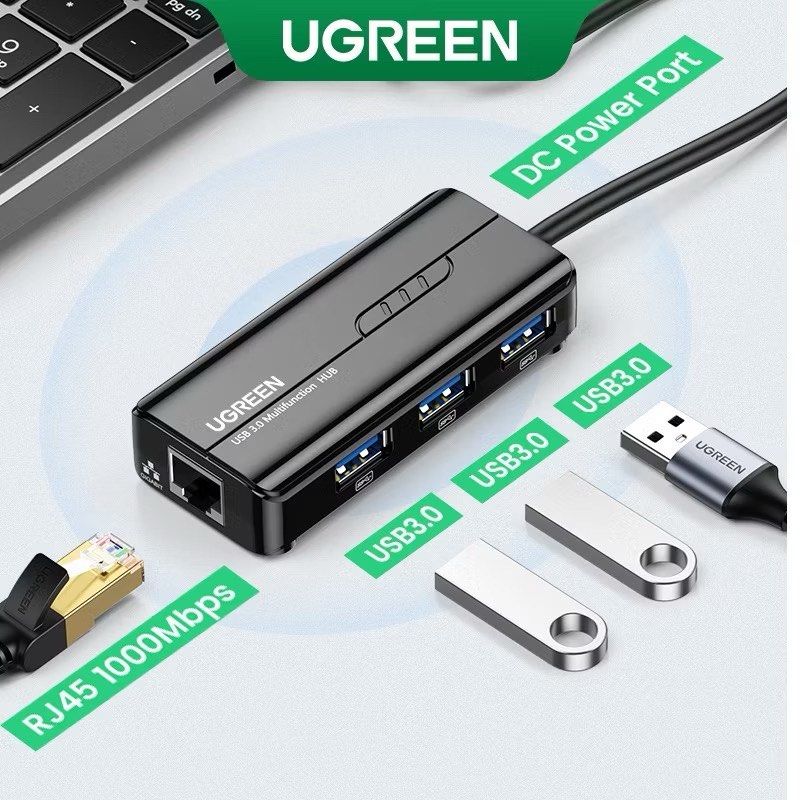 UGREEN USB Hub Ethernet Adapter USB Gigabit Network Adapter (Category: Hard Disks & Thumbdrives) located in Mandaluyong City. Submitted by diafazar (Listing ID 1351103695, Image 1). Description: Mandaluyong location .