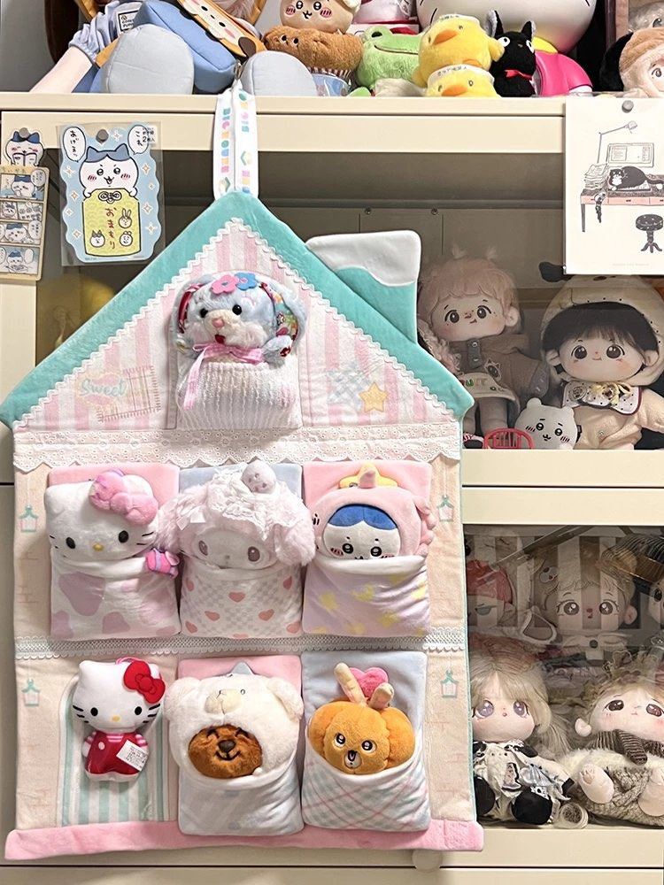 10 cm doll wall organizer - sleeping version 💭 (Category: Designer & Blind Box Toys) located in Quezon City. Submitted by impulsivepeach (Listing ID 1351377160, Image 3). Description: wts lfb ph go pre order 10 cm doll wall organizer 🏠 house base - ₱350 🛏️ mattress - ₱120 ⭐️ one set (base + 5 beds) - ₱950 from 🇨🇳 under feta isf once onhand doo/dop: once all slots are taken 🏷️ kpop sanrio 10cm anik anik storage plushie plush toy charm storag