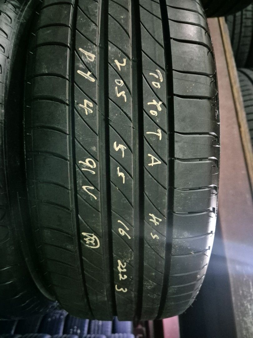 16inch Toyota altis rims & 205/55/16 Michelin Primacy4 tyres, Car ...