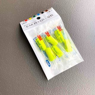3M brand ear plugs. Made in USA