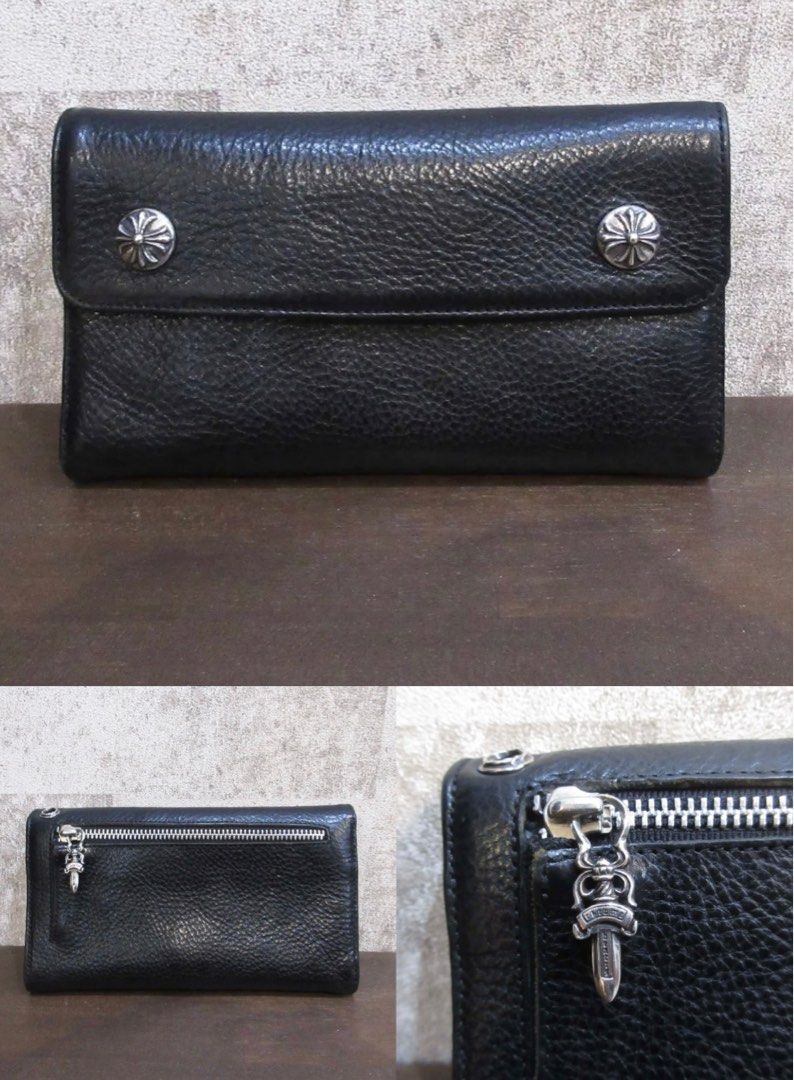 徵收Chrome Hearts Wave Cross Ball 長銀包, 徵收- Carousell