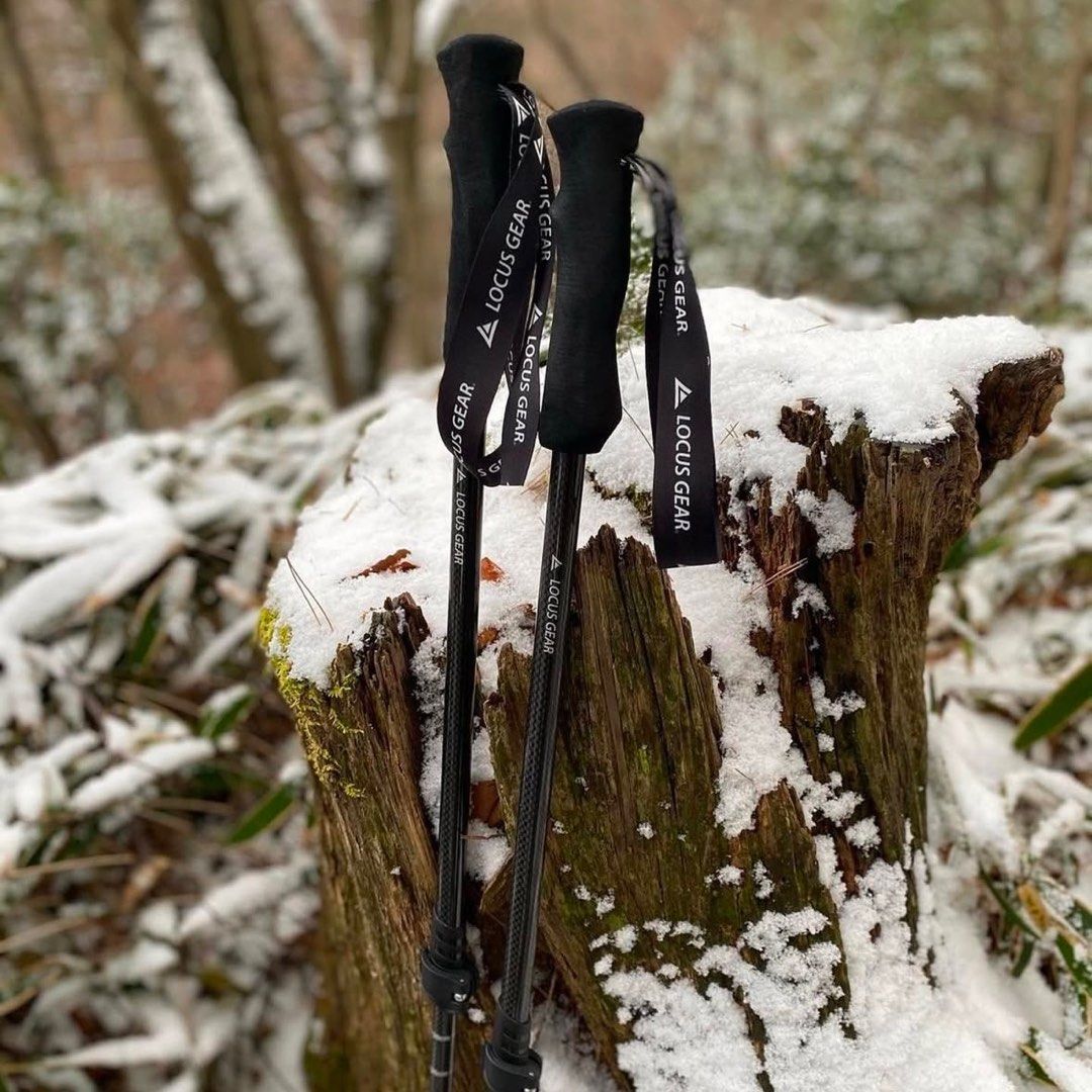 全新🇯🇵 Locus Gear Carbon Fiber Trekking Pole CP3 碳纖維登山杖 CP3 camping hiking  pole 行山杖 登山杖 輕量化裝備 ultralight camping gear