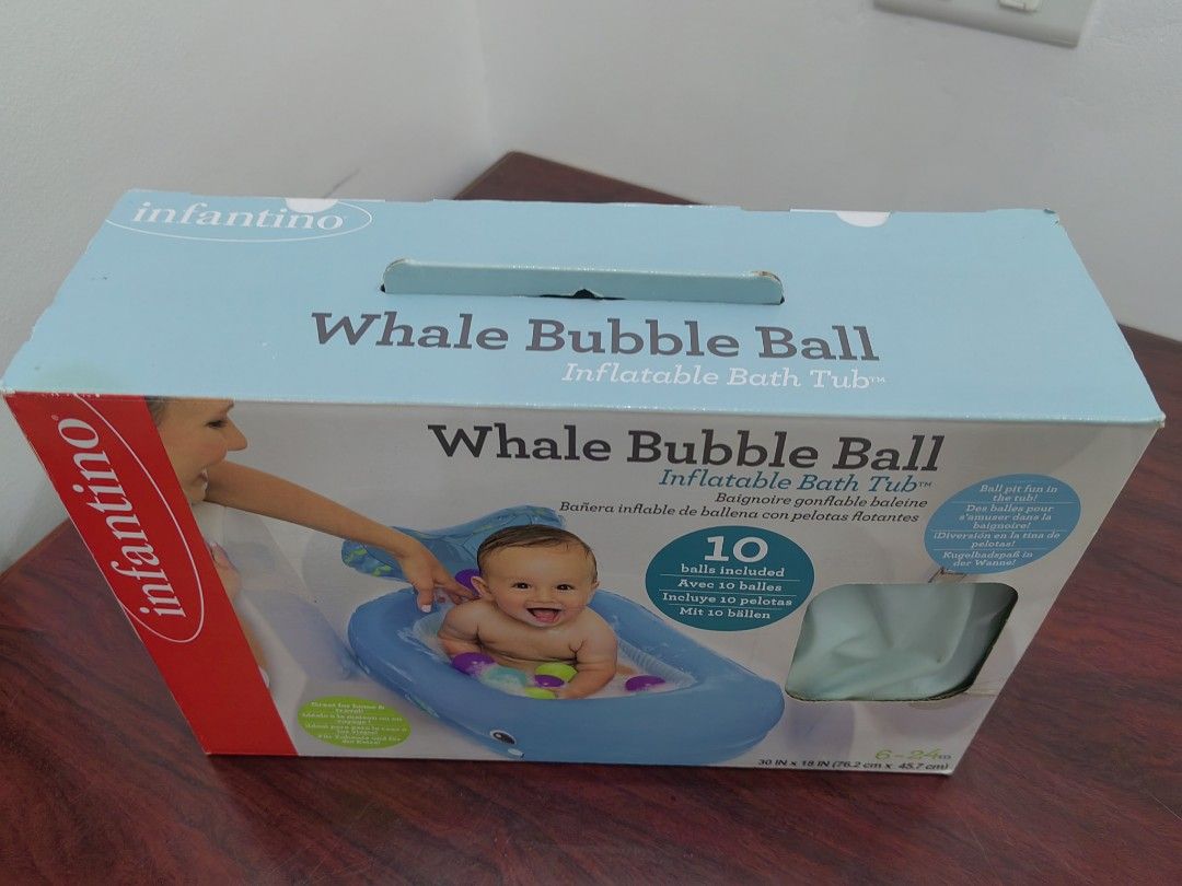 Bath tub inflatable (Category: Bathtub & Bath Accessories) located in Dasmarinas. Submitted by mrskai (Listing ID 1351313344, Image 2). Description: Baby bath tub Original Infantino brand Lightly used No issue. Good condition..