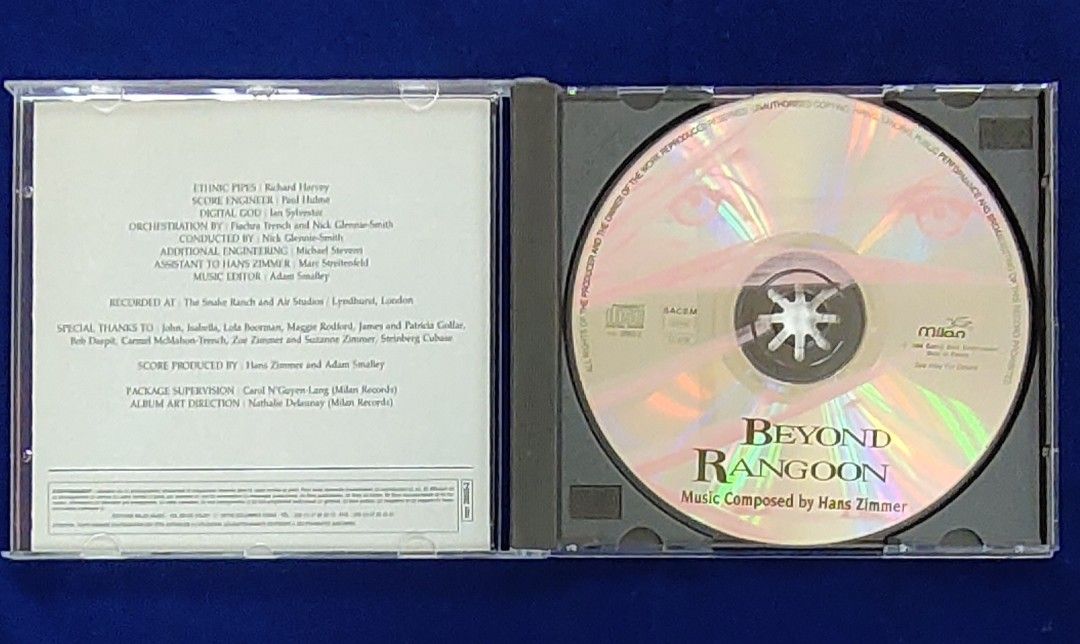 CD 1994 Beyond Rangoon OST, Hobbies & Toys, Music & Media, CDs & DVDs ...