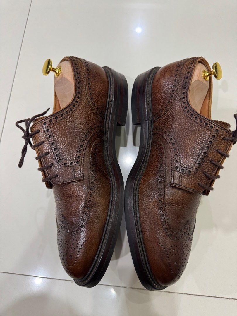Crockett & Jones (Category: Casual Shoes) located in Muntinlupa City. Submitted by king_declutter (Listing ID 1351425827, Image 2). Description: For sale: Authentic Crockett & Jones Pembroke Color: Brown Size: 8.5E or 10 to 10.5US Condition: 9/10 RFS: decluttering Bought from Decorum SG at around P35k.