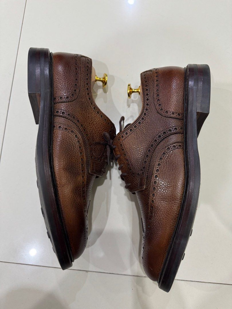 Crockett & Jones (Category: Casual Shoes) located in Muntinlupa City. Submitted by king_declutter (Listing ID 1351425827, Image 3). Description: For sale: Authentic Crockett & Jones Pembroke Color: Brown Size: 8.5E or 10 to 10.5US Condition: 9/10 RFS: decluttering Bought from Decorum SG at around P35k.