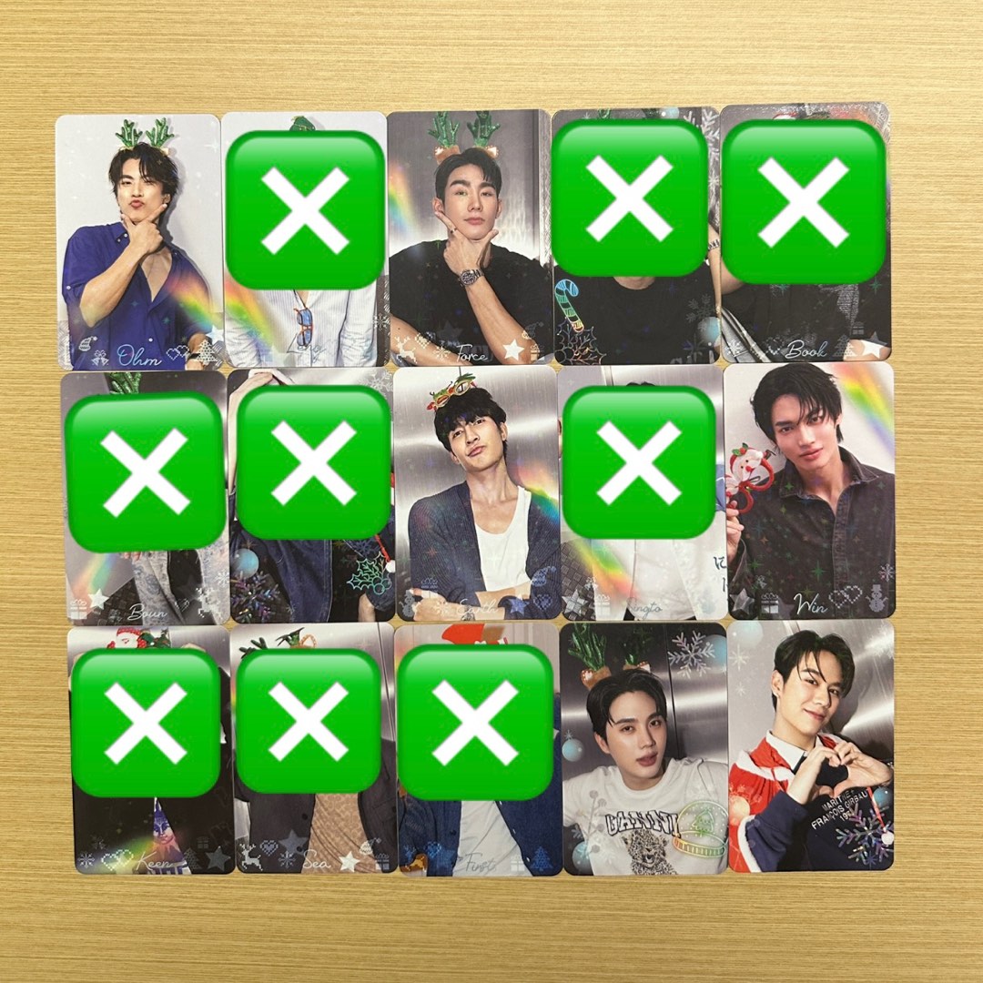 GMMTV Osaka 日本大阪聖誕隨機卡小卡BOYS COLLECTIBLE RANDOM