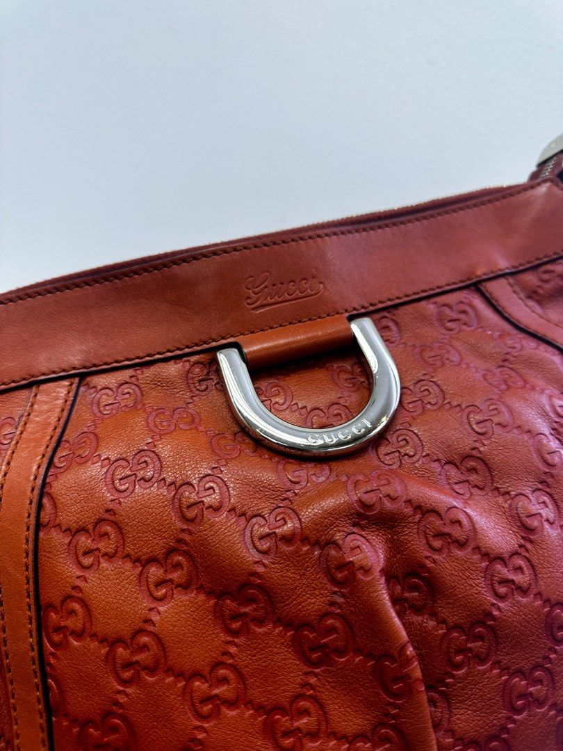GUCCI D-Ring Brown Leather Crossbody Bag (Category: Luxury Bags & Wallets) located in Taguig. Submitted by mluxeph (Listing ID 1351402248, Image 2). Description: GUCCI D-Ring Brown Leather Crossbody Bag Item only.