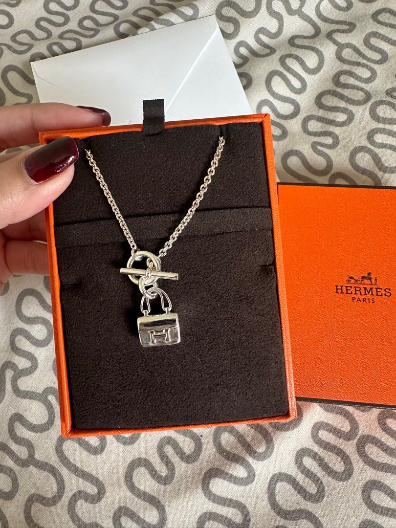 HERMES CONSTANCE NECKLACE (Category: Luxury Accessories) located in Mandaluyong City. Submitted by luxuryfindsforless (Listing ID 1351417025, Image 2). Description: Complete set With certificate of authenticity from Hermes .