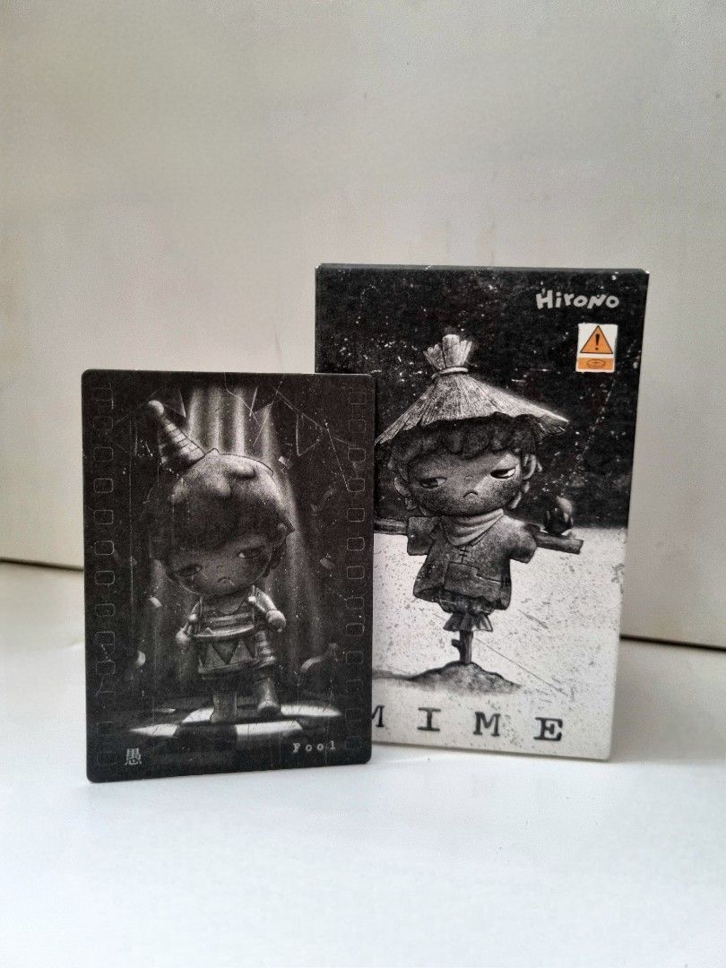 Hirono Mime The Fool (Category: Designer & Blind Box Toys) located in Cavite. Submitted by prthunterzro (Listing ID 1351381662, Image 1). Description: opened box sealed foil.