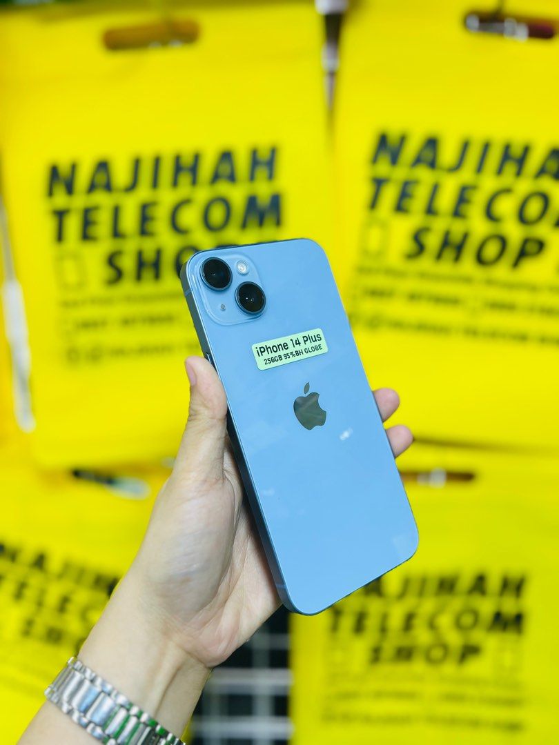 Iphone 14 Plus 256gb 95bh Globelocked no issues NTC (Category: iPhone 14 Series) located in San Juan City. Submitted by najihahtelecomshop2018 (Listing ID 1351256471, Image 3). Description: FOR SALE | TRADE / SWAP (RFS: Buy and Sell) QUICK SPECS iPhone 14 Plus 256GB ( other GB are also available) 95% Battery Health Unli Free 3U Tools Smartlocked No hidden Issues No history of Repair No icloud Issues Reset Anytime | Unli Reset Test to sawa 101% Sm