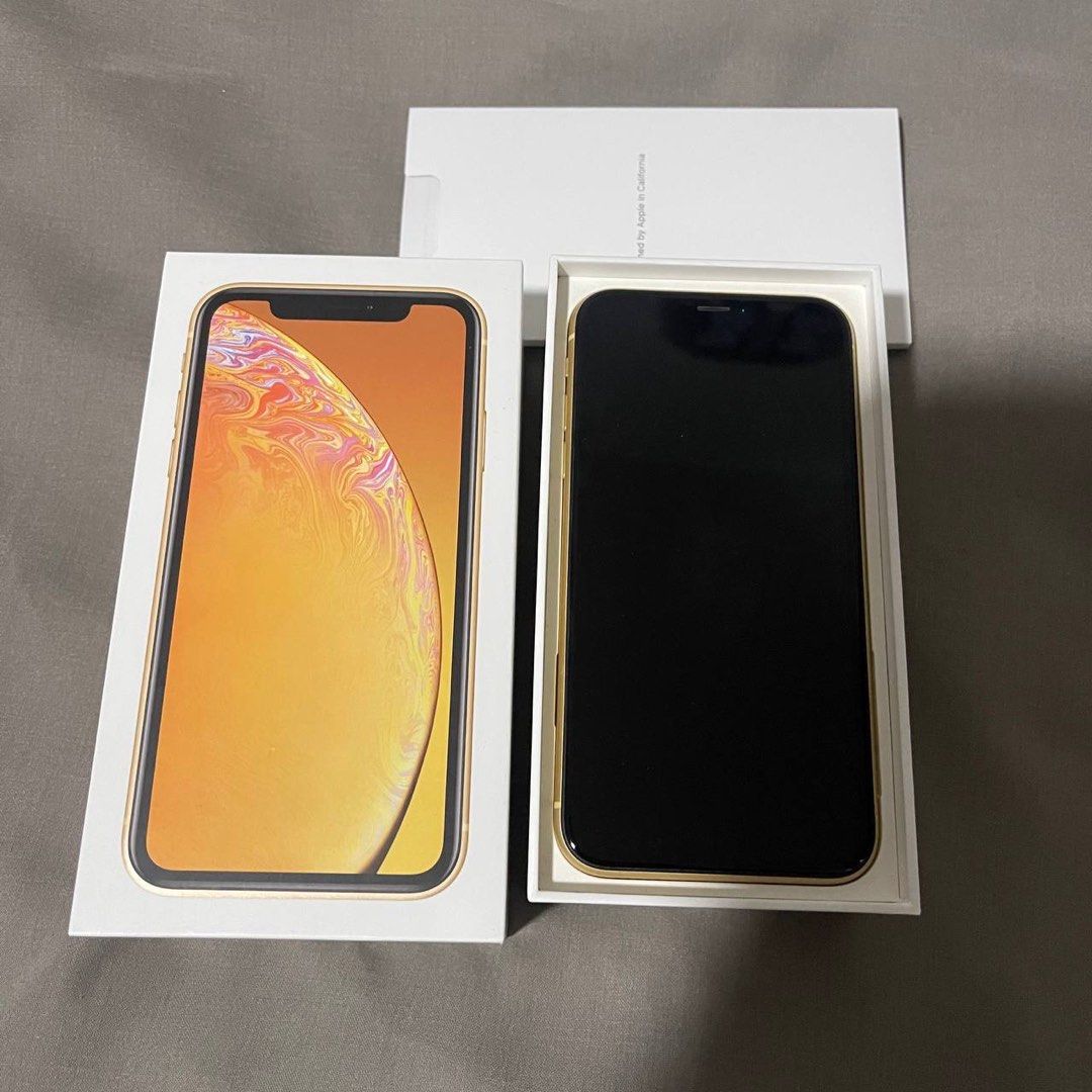 iPhone XR Yellow 128GB, Mobile Phones & Gadgets, Mobile Phones, iPhone