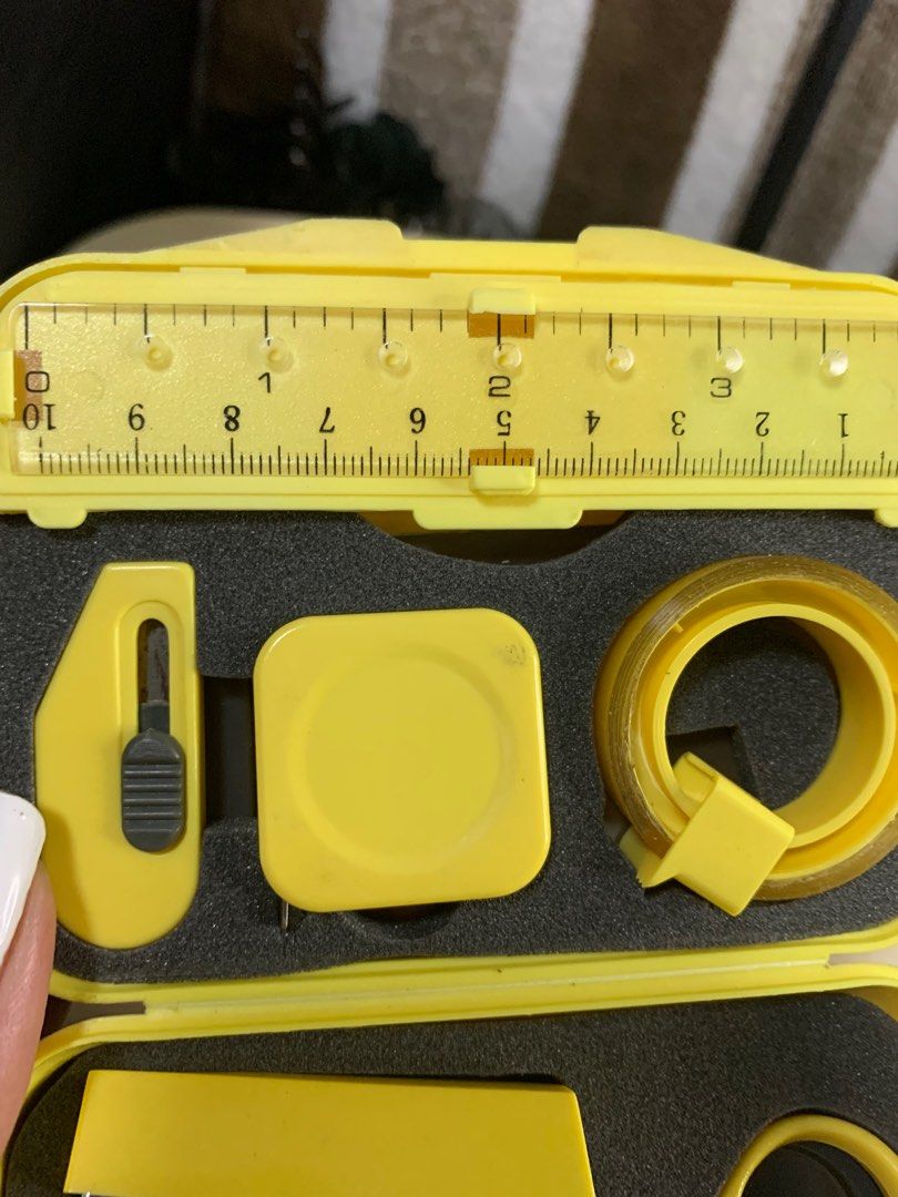 Japan cute crafts tools set with box (Category: Craft Supplies & Tools) located in Cabanatuan. Submitted by mjluxxejapan (Listing ID 1351259638, Image 3). Description: Fixed price‼️ all details posted .solid material cla Pwede heavy duty.like new pa Ndumihan lng box linisin n lng po.pocket size travel sz .