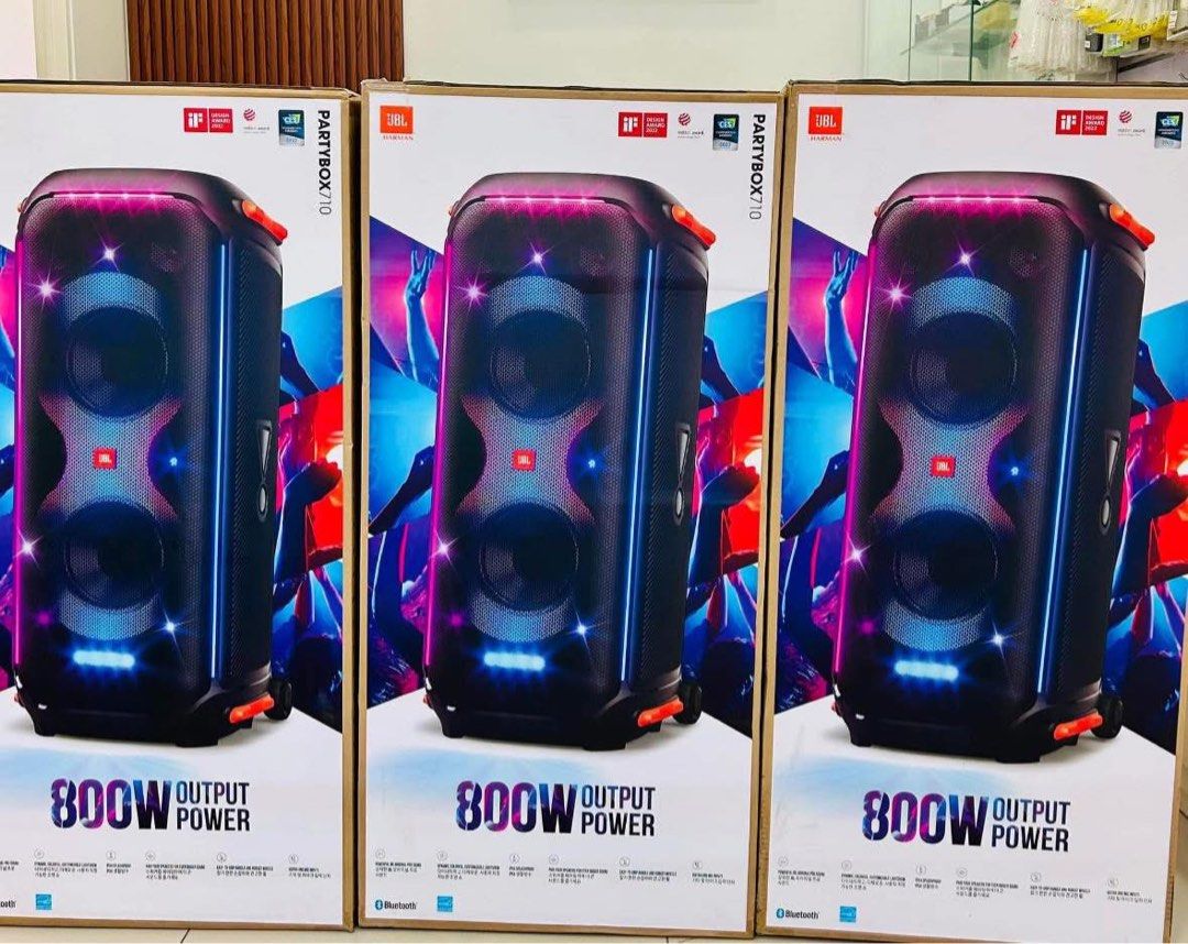 JBL PARTYBOX 710 (Category: Soundbars, Speakers & Amplifiers) located in Taytay. Submitted by michidc (Listing ID 1351346771, Image 1). Description: LIMITED STOCKS ONLY ONHAND | BRANDNEW 3x,xxx only!!!.