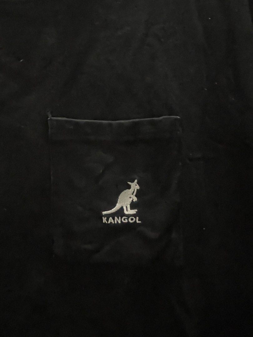 Kangol UK Logo Black Shirt with Pocket (Category: Shirts) located in Makati City. Submitted by ms.bgss (Listing ID 1351300974, Image 3). Description: Selling my preloved Kangol pocket tee in black • street wear vibes!! so nice eto, i just dont like the fit sa akin • L on tags, best fits M-L frames • msg meeee helping tags uniqlo brand new preloved top pants corduroy silk velvet black sexy boxy oversized polo shirt shorts skort skirt vintage prepp