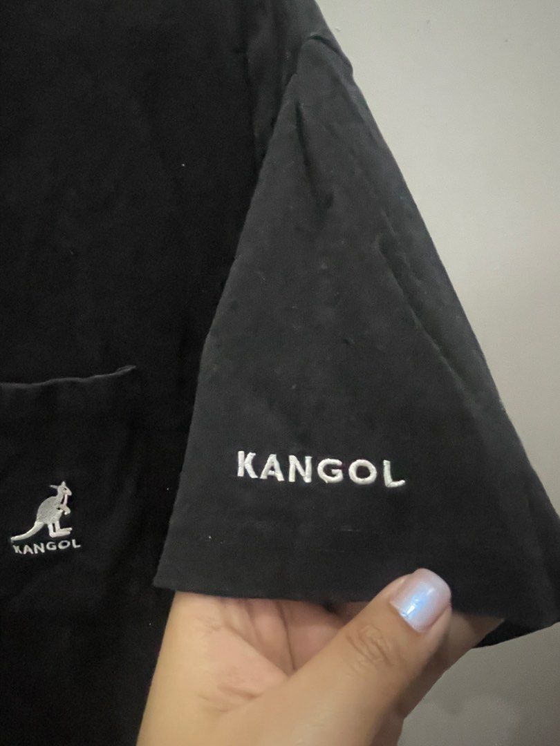 Kangol UK Logo Black Shirt with Pocket (Category: Shirts) located in Makati City. Submitted by ms.bgss (Listing ID 1351300974, Image 2). Description: Selling my preloved Kangol pocket tee in black • street wear vibes!! so nice eto, i just dont like the fit sa akin • L on tags, best fits M-L frames • msg meeee helping tags uniqlo brand new preloved top pants corduroy silk velvet black sexy boxy oversized polo shirt shorts skort skirt vintage prepp