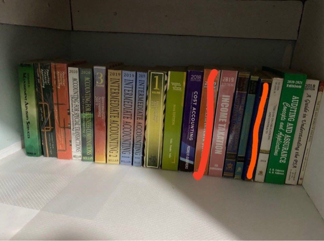 Law and Accounting books (Category: Textbooks) located in Batangas. Submitted by iyahsshoppe (Listing ID 1226400384, Image 1). Description: Some of them are new but most are well used. Prices will depend on the book’s condition and if it is original or not. Listed price is only an estimate for a well used, original book. Rest assured, I will be checking each book and inform you of any defects. Auditing and Assurance (2 stocks) Business and Transf