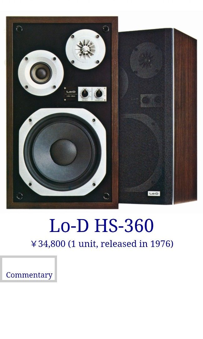 日立 hitachi Lo-D HS-5 スピーカー Lo-D HS-5の仕様 ローディ
