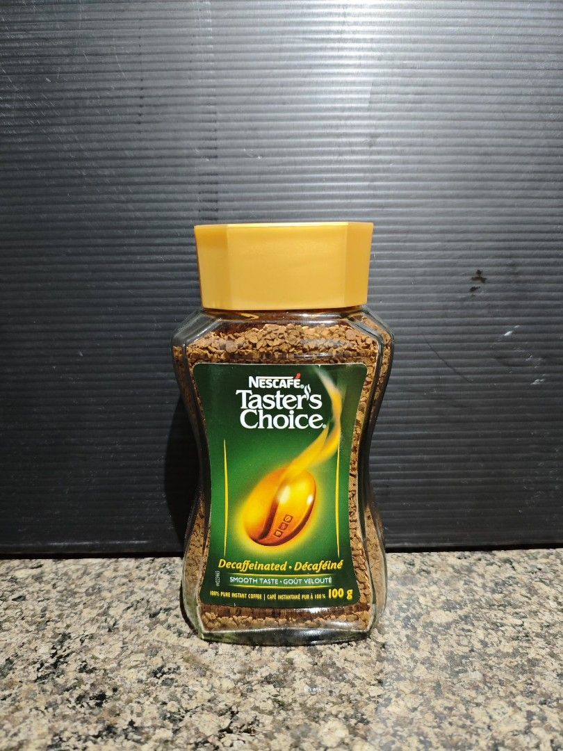 Nescafe Tasters Choice Decaffeinated (Category: Coffee Machines & Makers) located in Manila. Submitted by ryuthrifty (Listing ID 1351399325, Image 1). Description: Brand New sealed loc: Pasay city villamor.