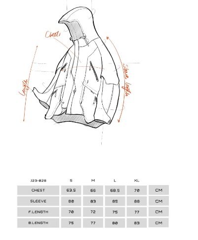 OCTO GAMBOL AW23 / 08 —J23-028 Radial Visor Windbreaker