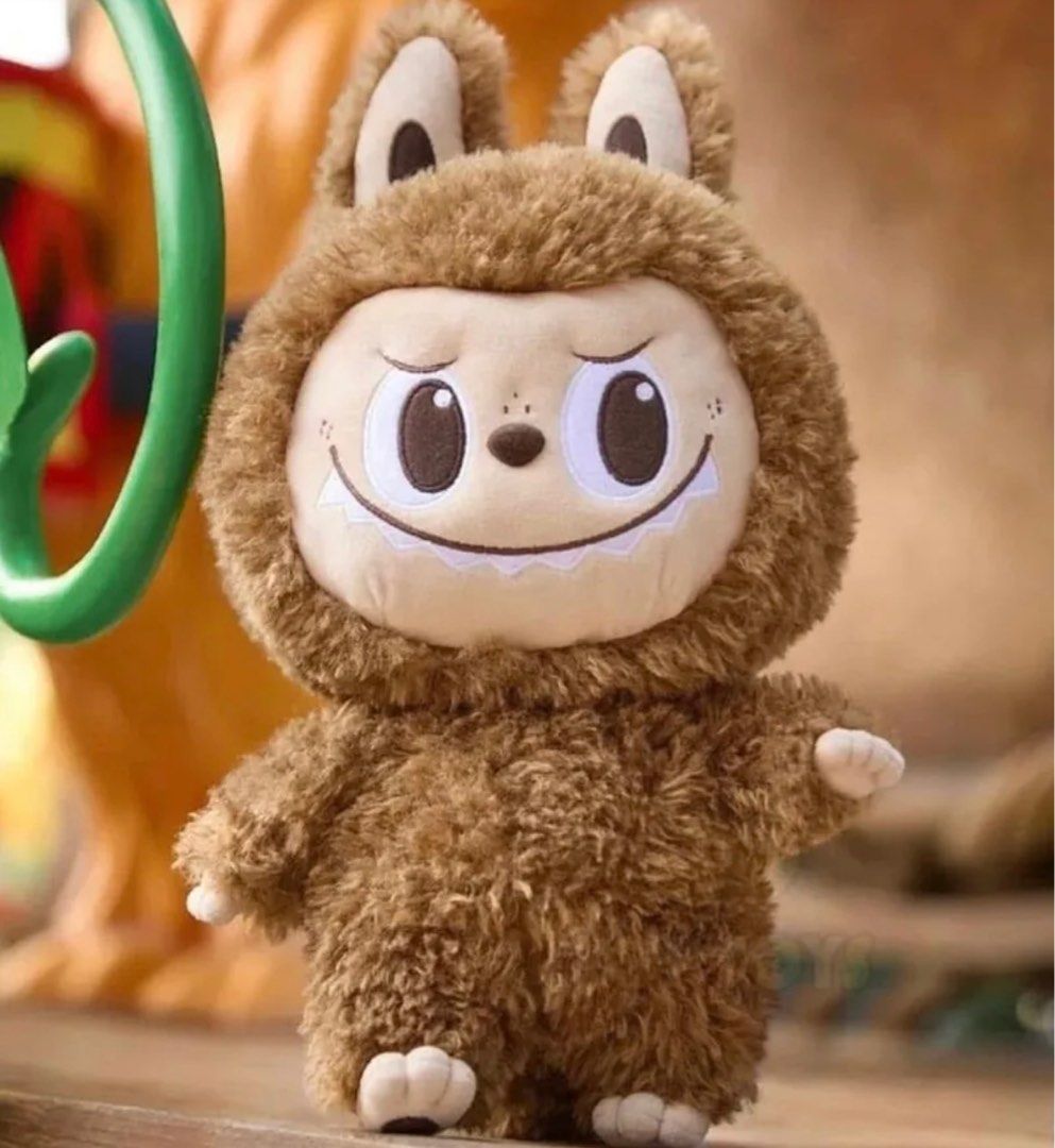 PopLand 泡泡瑪特樂園限定35CM Labubu 大首領毛公仔Zimomo