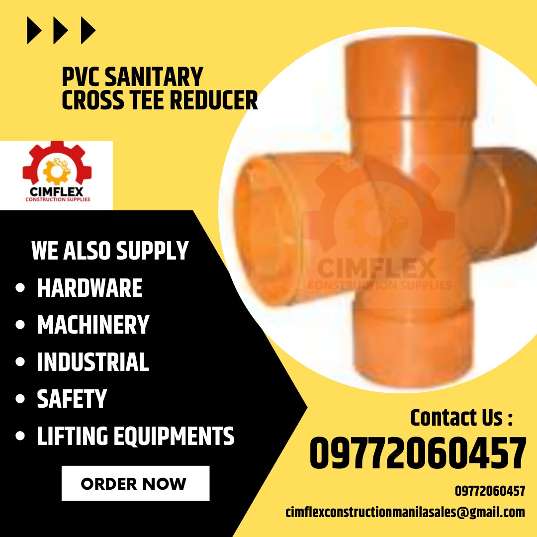 pvc sanitary cross tee reducer, Commercial & Industrial, Industrial ...