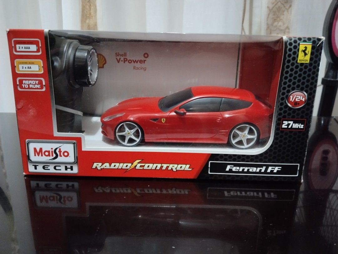 Shell Radio control Ferrari FF toy car (Category: Vehicle & Diecast Models) located in Quezon City. Submitted by racketero (Listing ID 1351369037, Image 1). Description: Shell our best ever Ferrari FF radio control toy collection for only 1300 txt or call 09260145885.