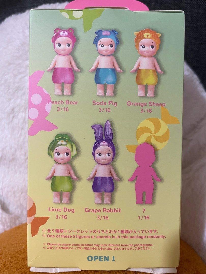 Sonny angels Candy Store Series (Category: Designer & Blind Box Toys) located in Pasig City. Submitted by daph29 (Listing ID 1351407427, Image 2). Description: Sonny angels Candy Store Series 1. Orange Sheep 2.Lime dog .