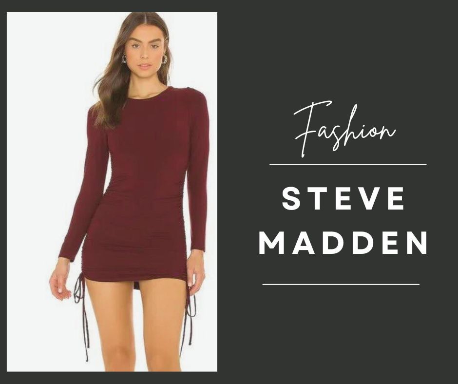 STEVE MADDEN RUCHED BODYCON MINI DRESS (Category: Dresses) located in Quezon City. Submitted by stylishchic08 (Listing ID 1351299485, Image 1). Description: Turn heads with this Steve Madden Ruched Bodycon Mine Dress, designed ton enhance your silhouette with its sleek and figure hugging fit. -Elegant design, a classic longsleeve -Adjustable ruched for a customizable sides let you adjust the length for a versatile fit -Soft and Stretchy fabric -P