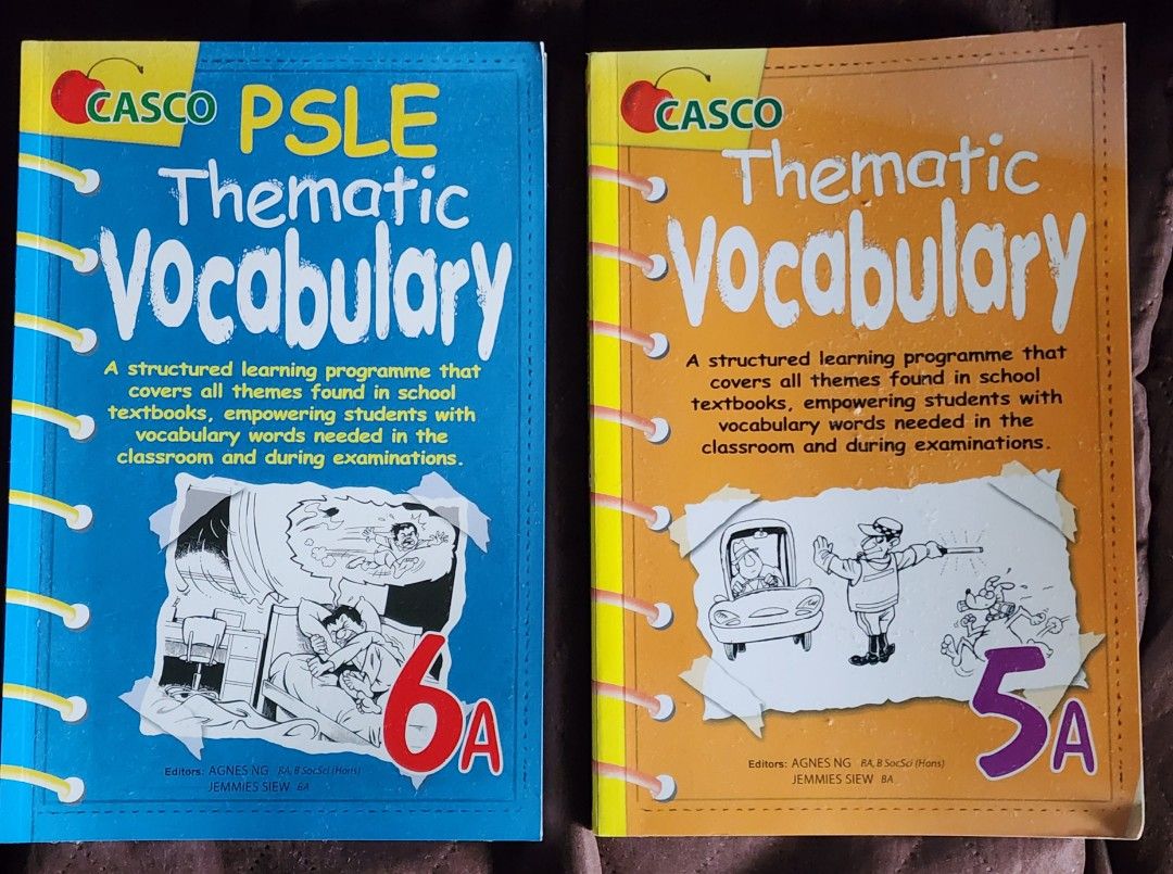 Thematic Vocabulary Primary 5 and 6 for PSLE English, Hobbies & Toys ...