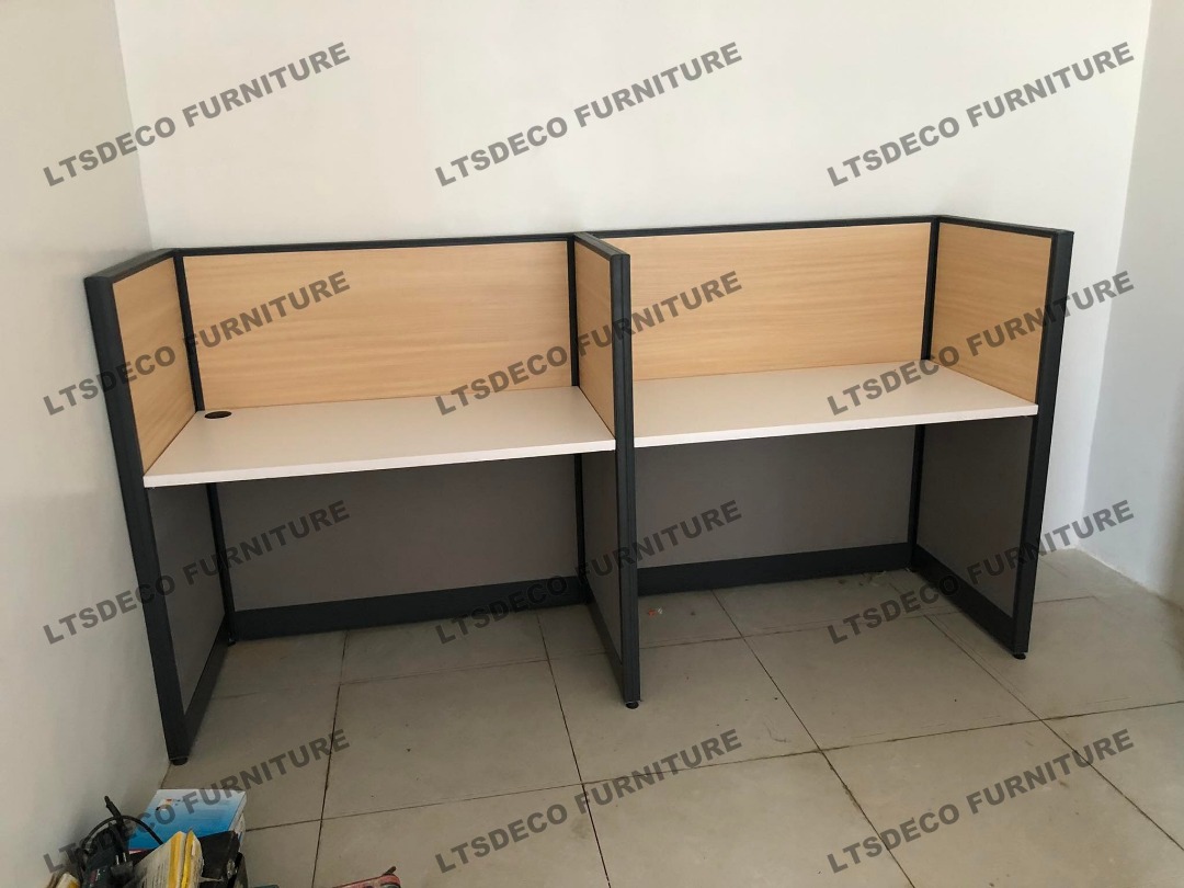 TWO TONE WORKSTTAION CUBICLE | OFFICE PARTITION | OFFICE FURNITURE ...