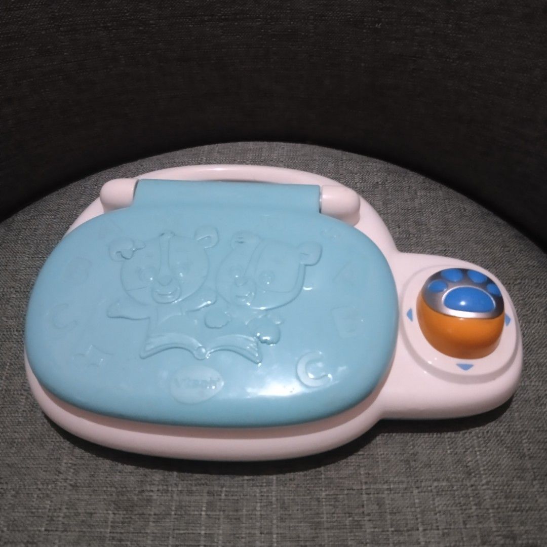 Vtech laptop (Category: Infant Playtime) located in Cavite. Submitted by dimple082 (Listing ID 1351255892, Image 1). Description: very good condition.
