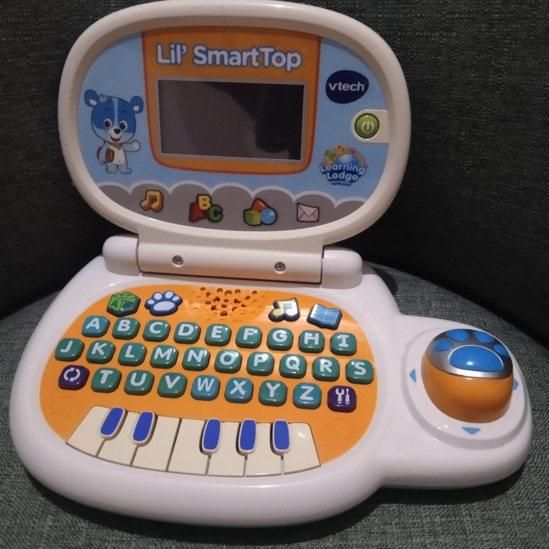 Vtech laptop (Category: Infant Playtime) located in Cavite. Submitted by dimple082 (Listing ID 1351255892, Image 2). Description: very good condition.