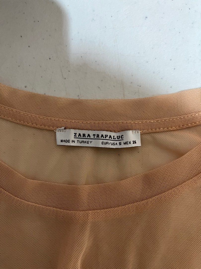 Zara sheer top (Category: Blouses) located in Tacloban City. Submitted by rjcarrt (Listing ID 1351342086, Image 2). Description: .