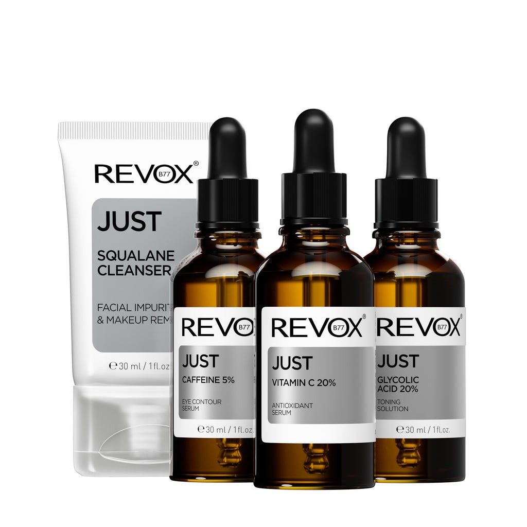 ❤️ PRE -ORDER 👉REVOX BRIGHTENING SOLO SET GAURANTEE AUTHENTIC (Category: Face Care) located in Manila. Submitted by outerwearsmanila (Listing ID 1351439985, Image 3). Description: PRE ORDER REVOX/Brightening solo set GAURANTEE AUTHENTIC 💯 💯 💯 Mall pull out/Sa mismong Sikat na mall sa loob ng W. Mahal po itong set na ito saten Presyong pang masa. Gaurantee safe gamitin. REVOX B77 SKIN BRIGHTENING SET REVOX B77 JUST SQUALANE CLEANSER is a facia