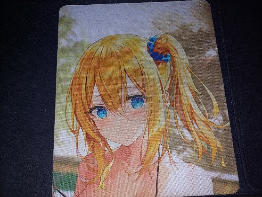 Ai Hayasaka mousepad (Category: Mouse & Mousepads) located in Las Pinas. Submitted by declutterseller (Listing ID 1351500471, Image 1). Description: Mousepad of the anime character named Ai Hayasaka. Fixed price and non-negotiable! KINDLY READ THE DESCRIPTION! ANY PMS RELATED TO PRICE OR LOCATION WILL NOT BE ENTERTAINED! RFS: decluttering.
