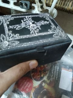 Anna Sui Velvet Embroidered Jewelry Box