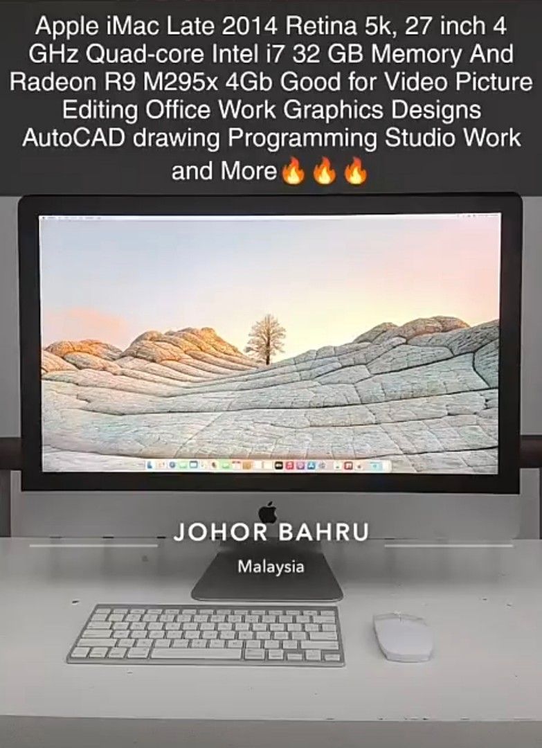 Macデスクトップ iMac Late 2014 i7 32GB 3TB Fusion Drive Mac