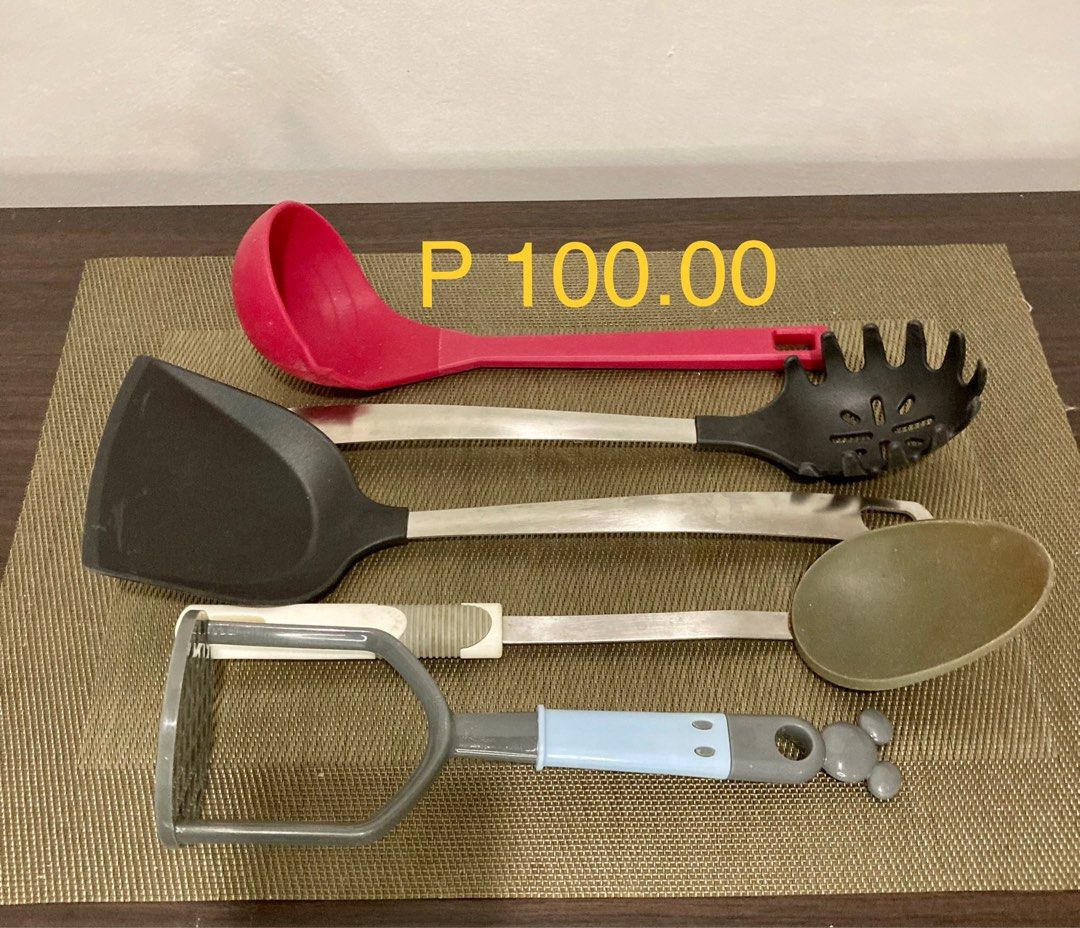 Assorted Kitchen Tools on SALE (Category: Cookware & Accessories) located in Mandaluyong City. Submitted by jbmillerbautista (Listing ID 1350265064, Image 3). Description: Assorted Kitchen Tools on SALE Well-used. RFS: decluttering Delivery fee c/o buyer .