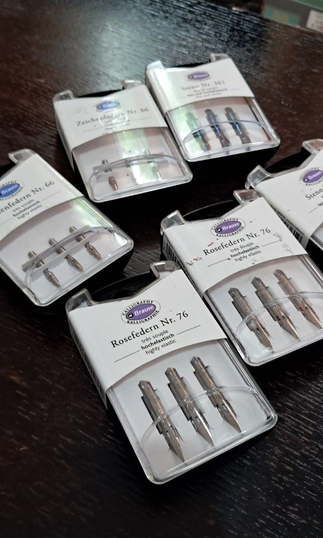 Calligraphy Nibs (Category: Craft Supplies & Tools) located in Paranaque City. Submitted by marketbasket (Listing ID 1351489956, Image 3). Description: Bnew Caligraphy nibs 200 each.