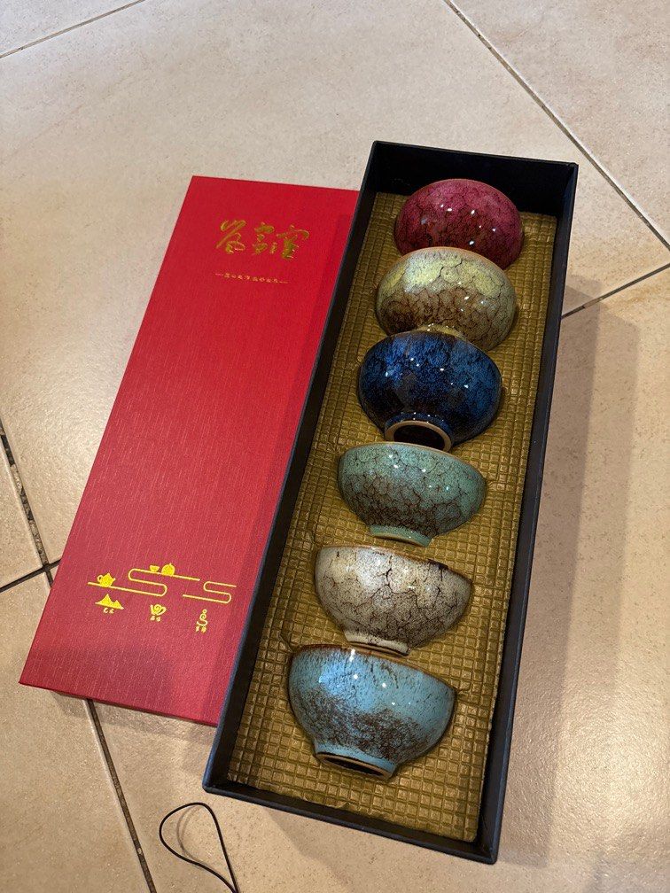 Chinese marble teacups (sold as set) (Category: Coffee & Tea Tableware) located in Mandaluyong City. Submitted by kat.store (Listing ID 1351484260, Image 1). Description: .