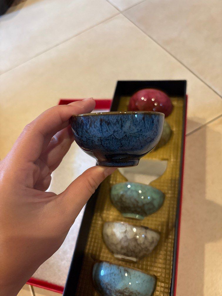 Chinese marble teacups (sold as set) (Category: Coffee & Tea Tableware) located in Mandaluyong City. Submitted by kat.store (Listing ID 1351484260, Image 3). Description: .